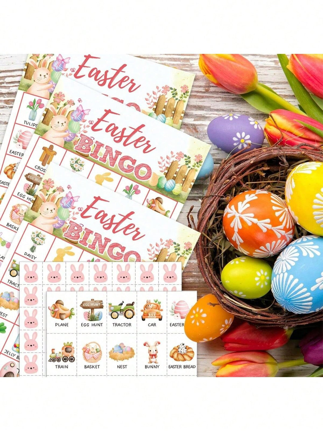 Set de joc de bingo SHEIN, mix culori