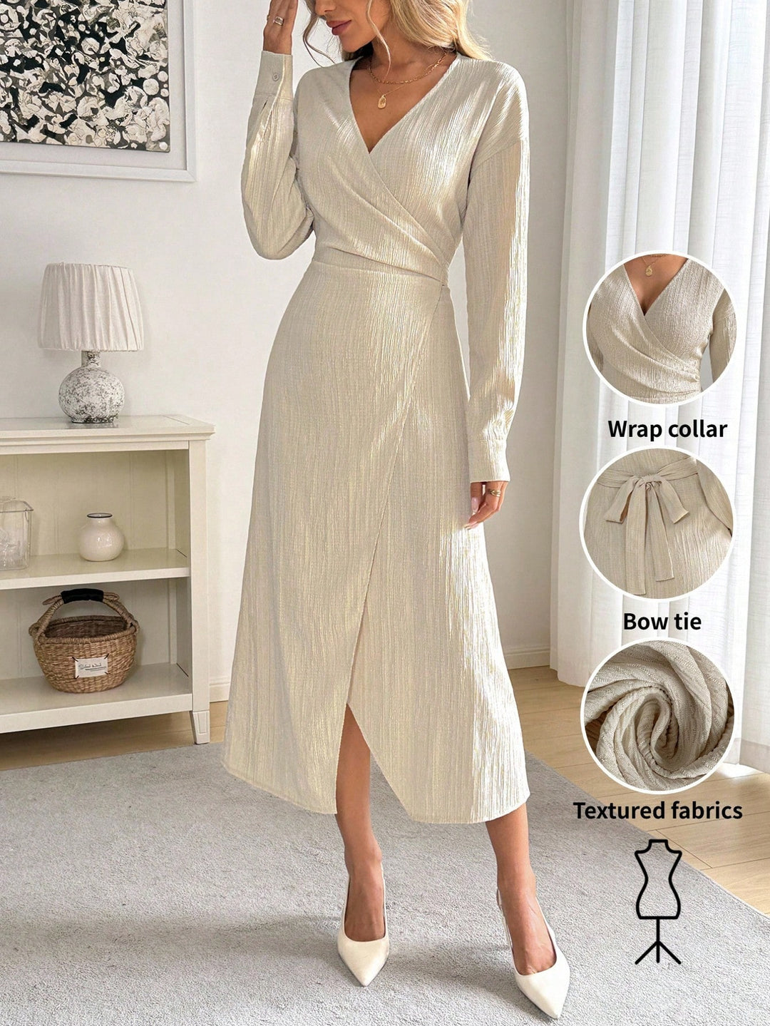 Rochie midi SHEIN, roz