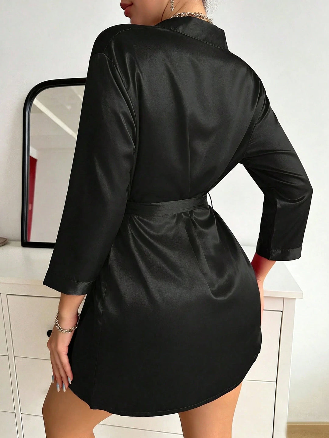 Halat SHEIN, negru
