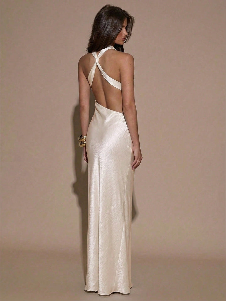 Rochie maxi SHEIN, portocaliu