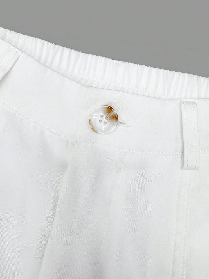 Pantaloni SHEIN, alb