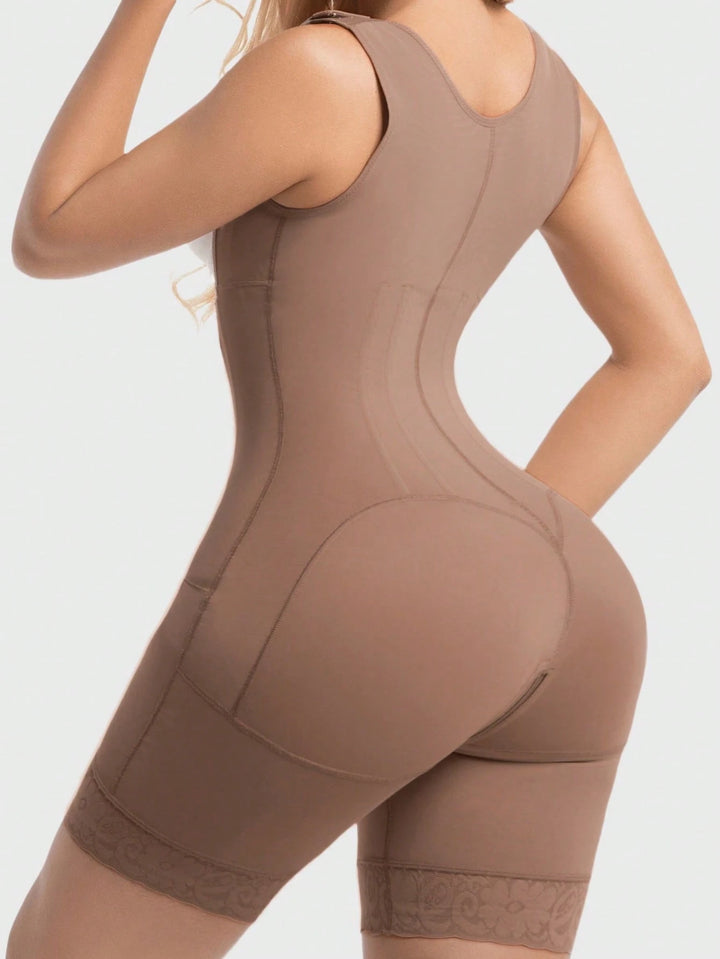 SHEIN alakformáló jumpsuit, bézs
