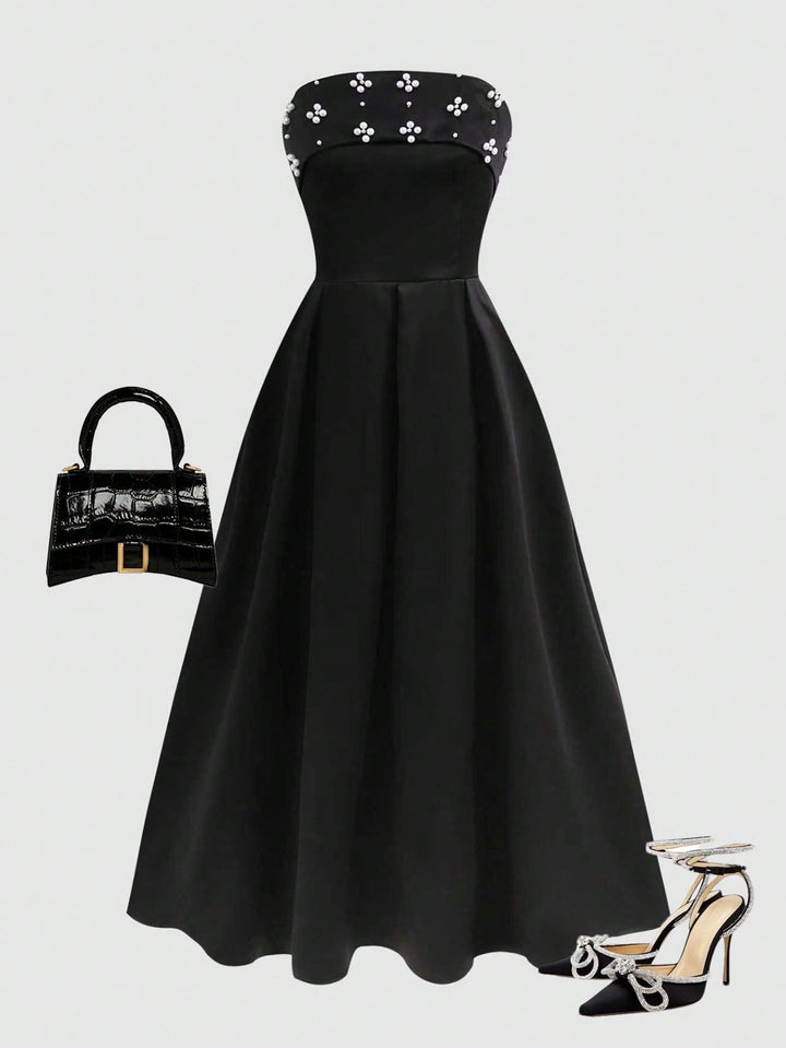Rochie midi SHEIN, negru