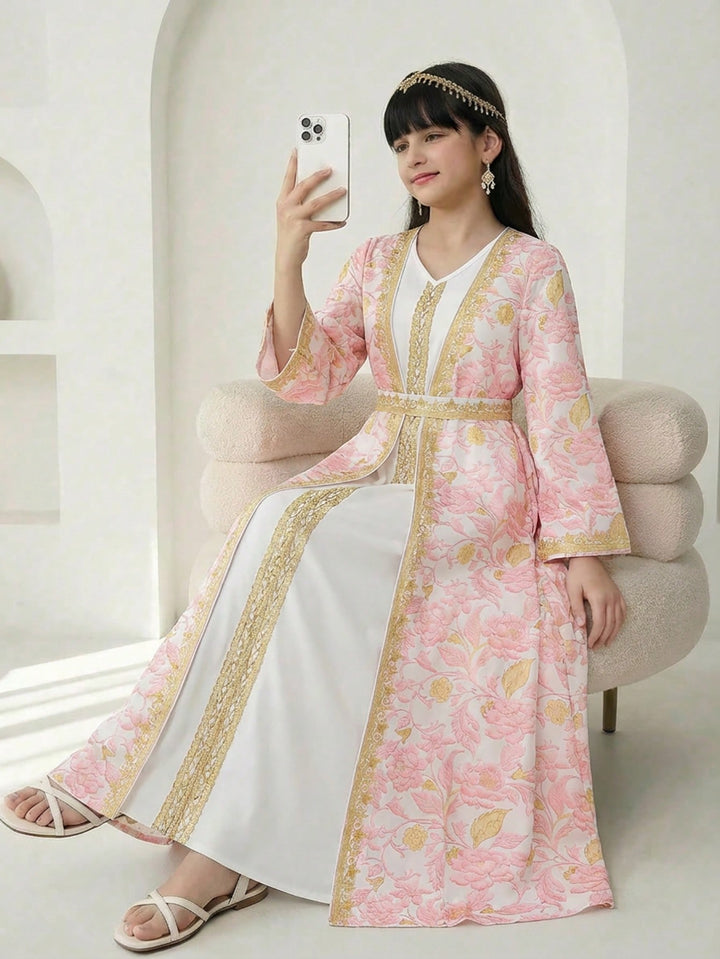 Rochie cu hanorac SHEIN, roz