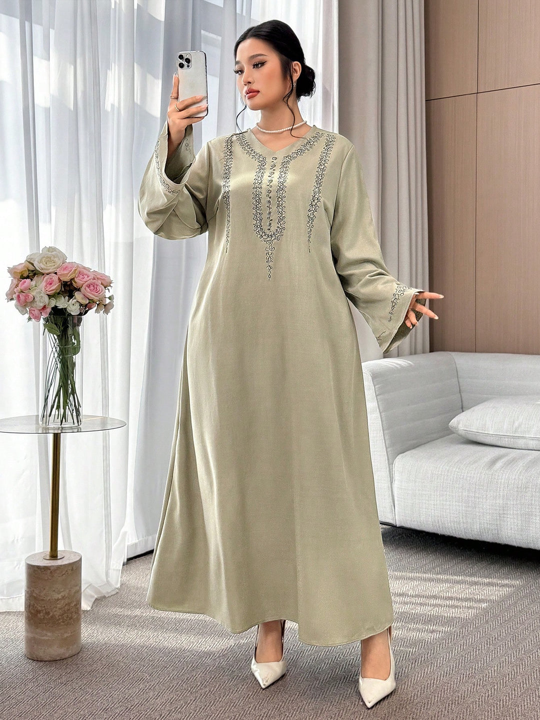 Rochie SHEIN, verde