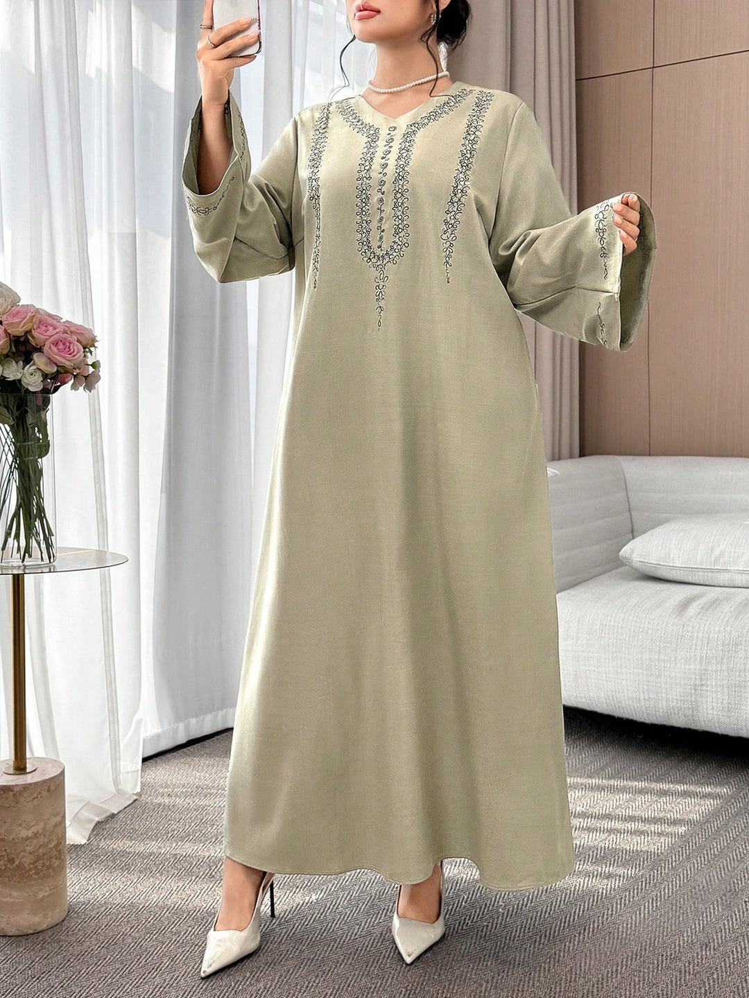 Rochie SHEIN, verde