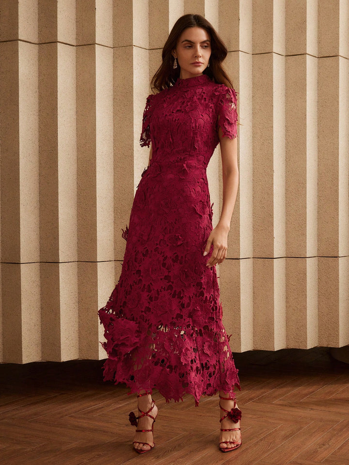 Rochie maxi SHEIN, vișiniu