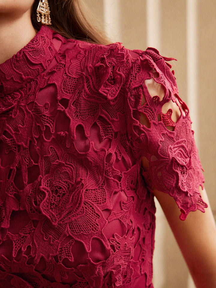 Rochie maxi SHEIN, vișiniu