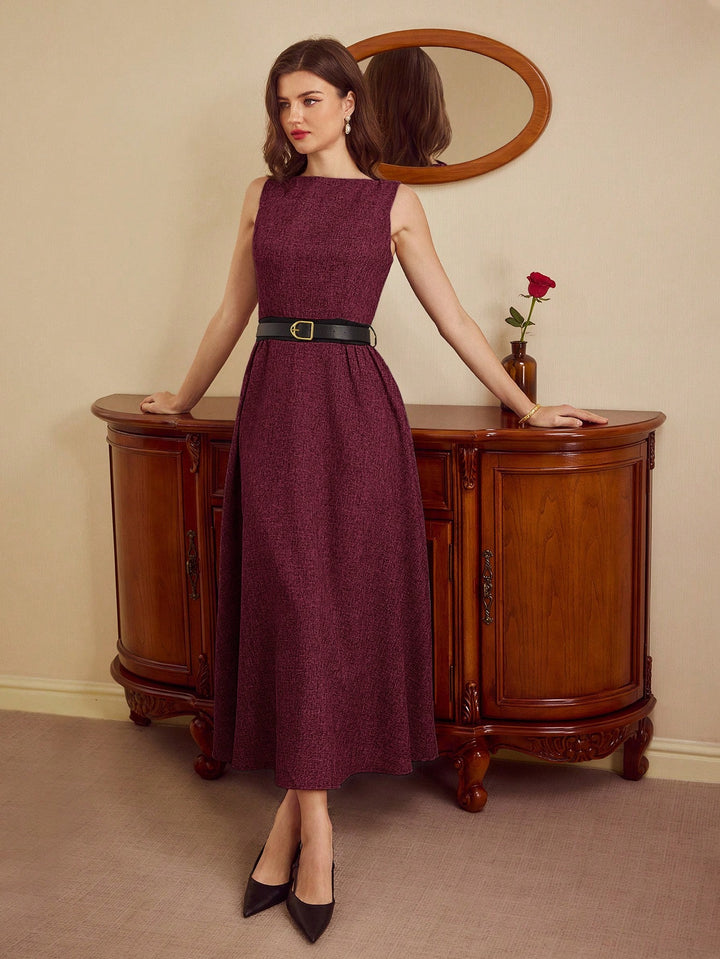 Rochie maxi SHEIN, vișiniu