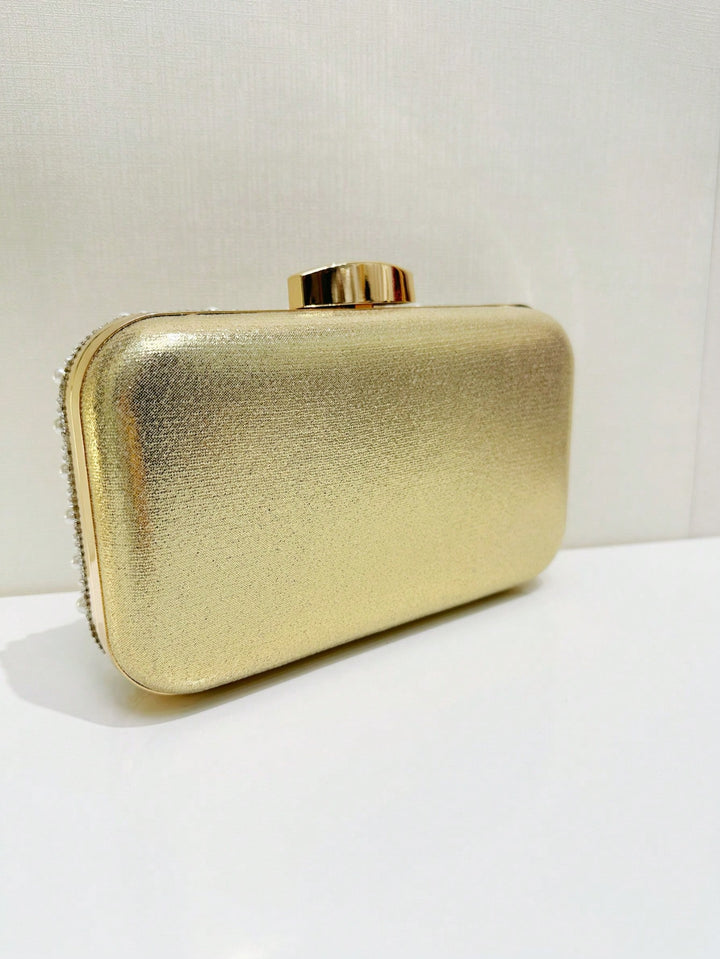 SHEIN Clutch táska, arany színű