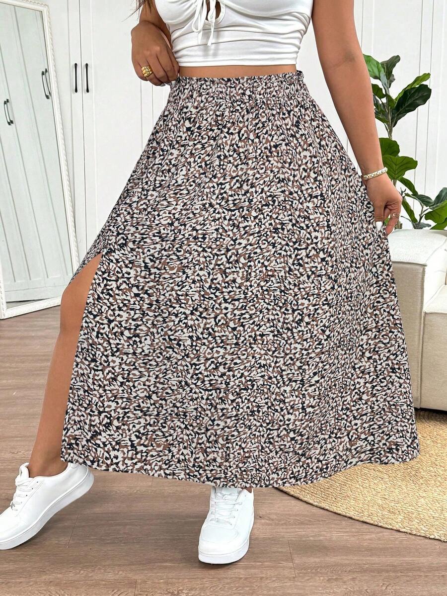 Fustă maxi SHEIN, mix culori