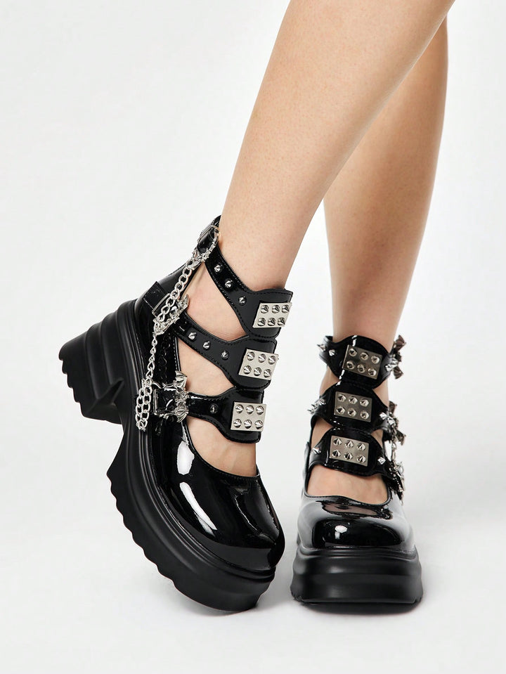 Mocasini SHEIN, negru