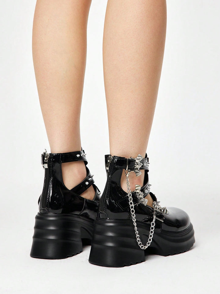 Mocasini SHEIN, negru