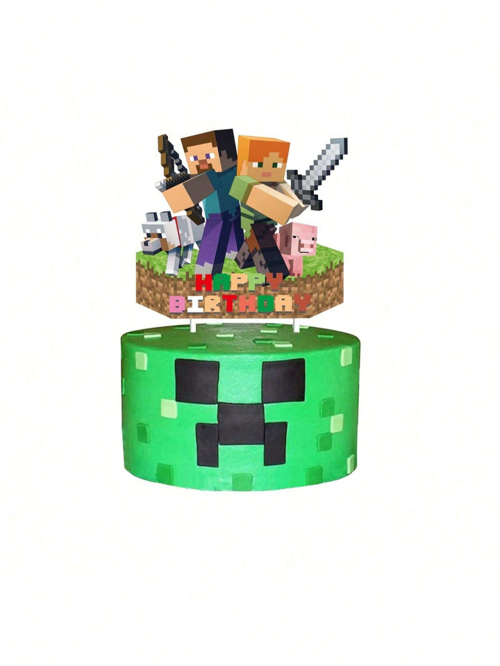 Ornament pentru tort SHEIN, mix culori