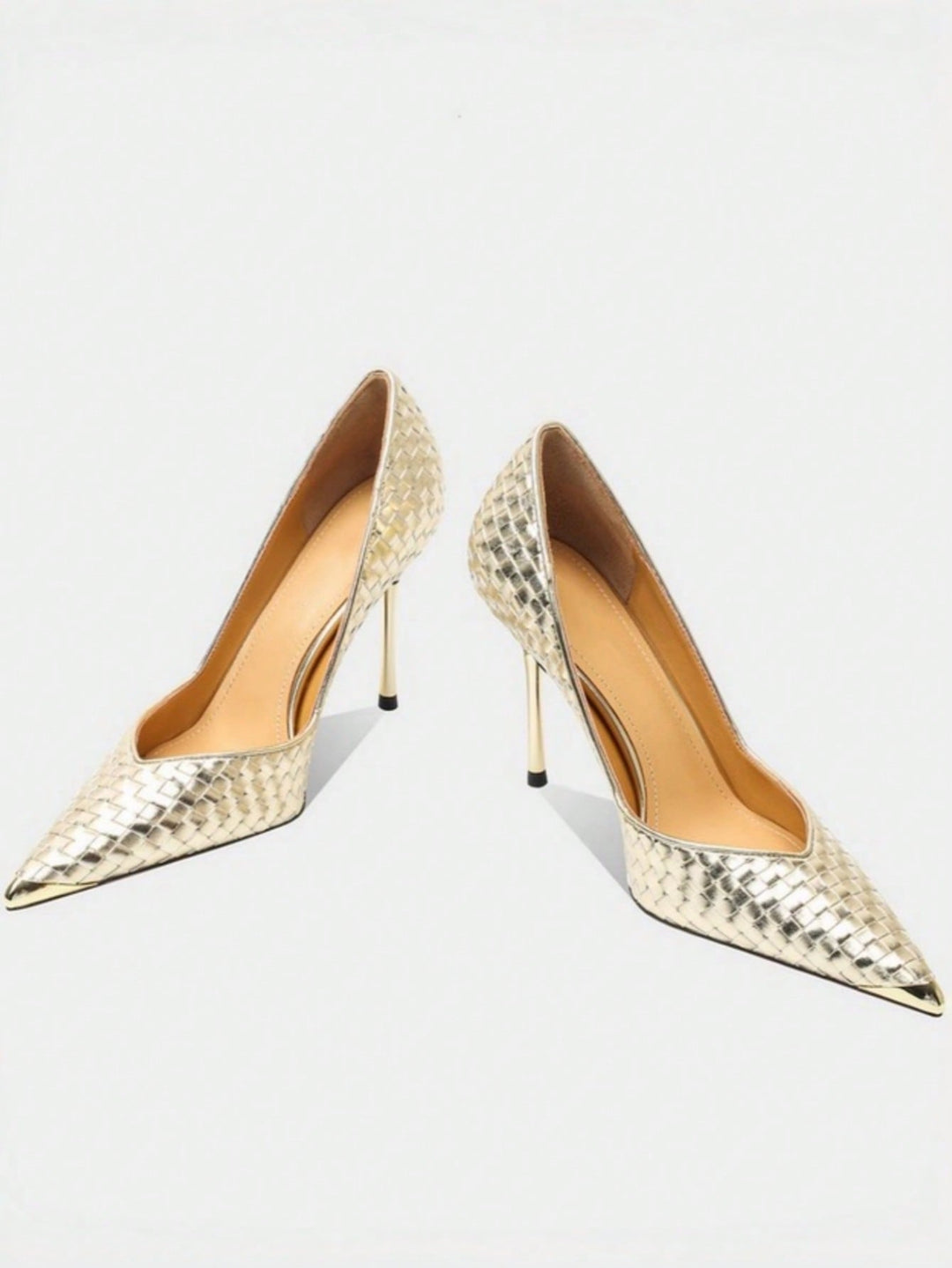 Pantofi cu toc SHEIN, auriu