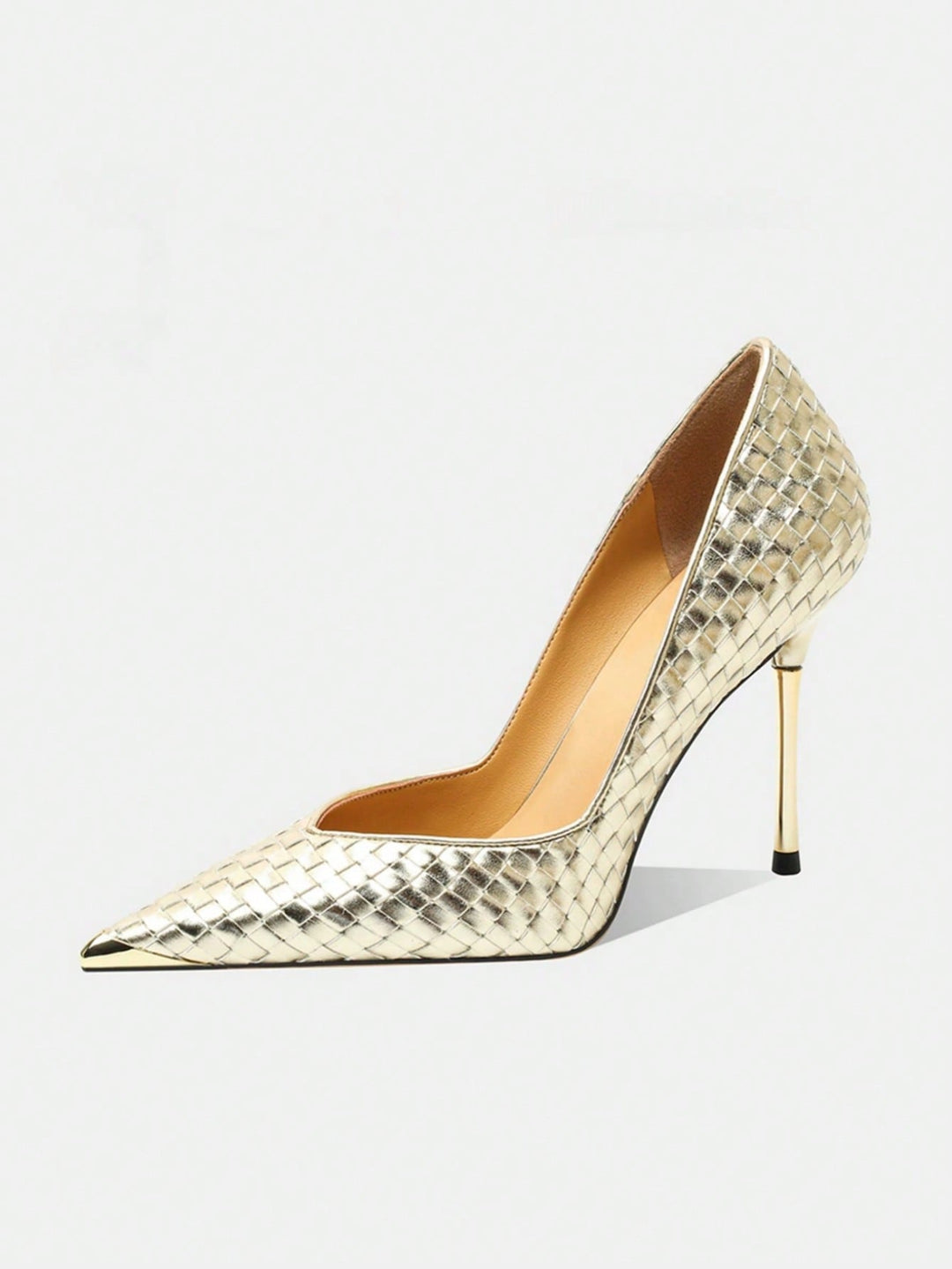 Pantofi cu toc SHEIN, auriu