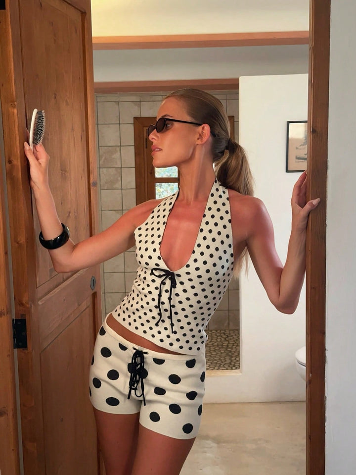 Maieu tricotat SHEIN, negru