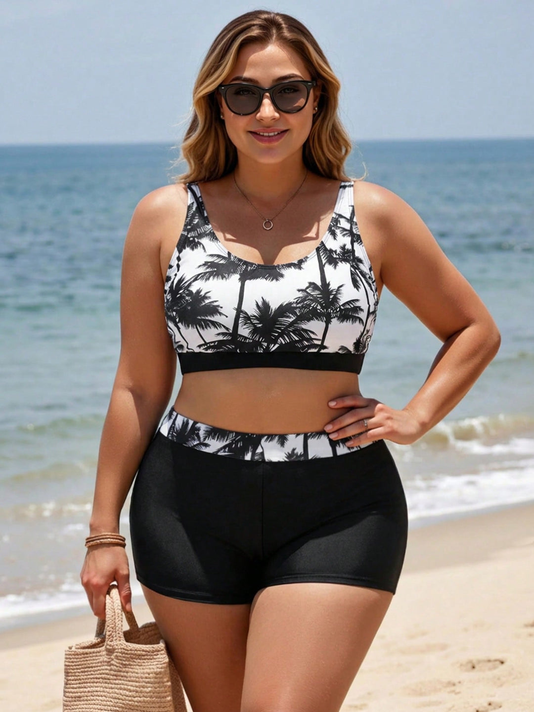 Costum de baie SHEIN, mix culori