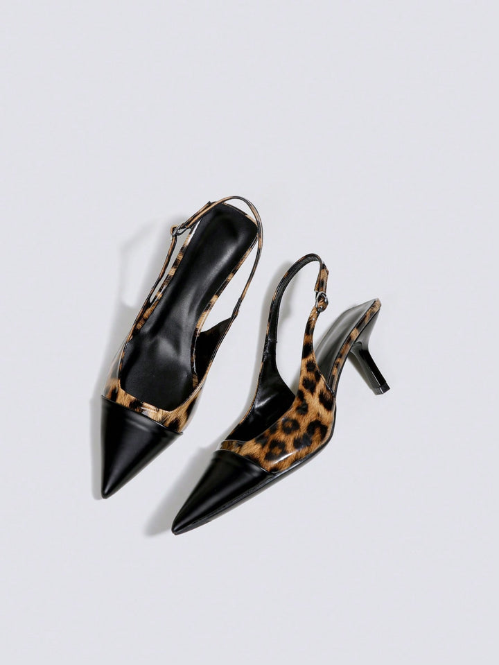 Pantofi cu toc SHEIN, negru
