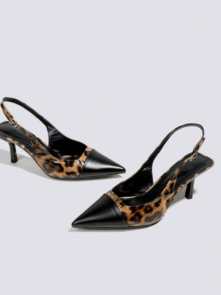 Pantofi cu toc SHEIN, negru