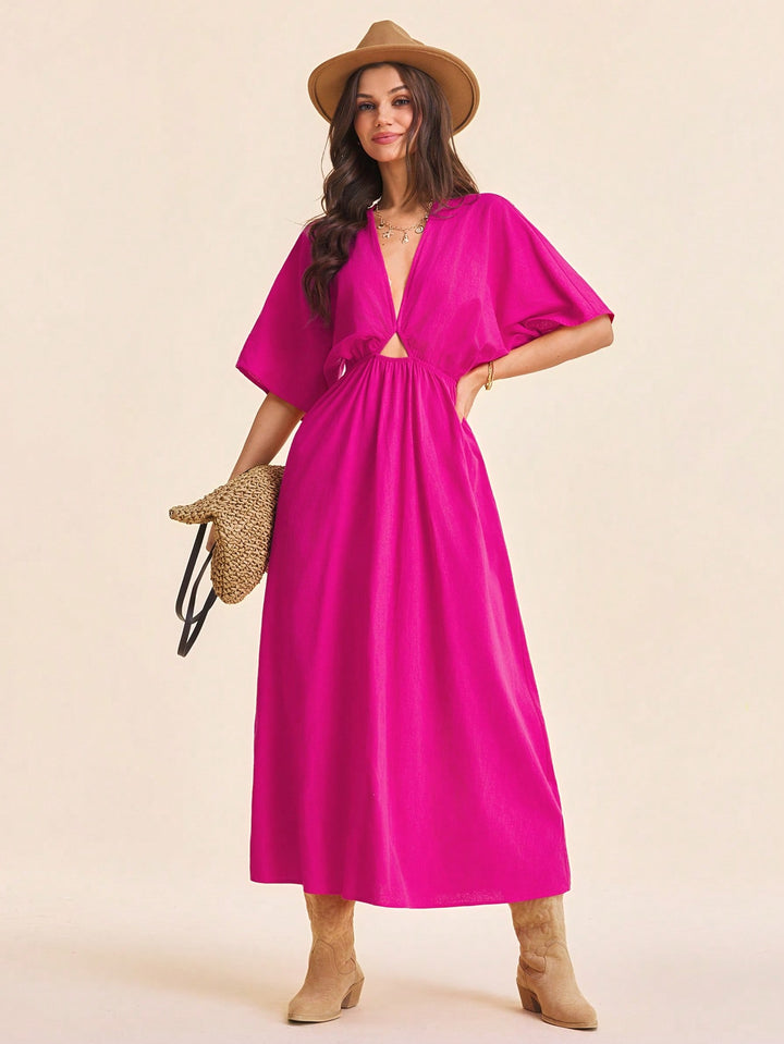 Rochie maxi SHEIN, roz