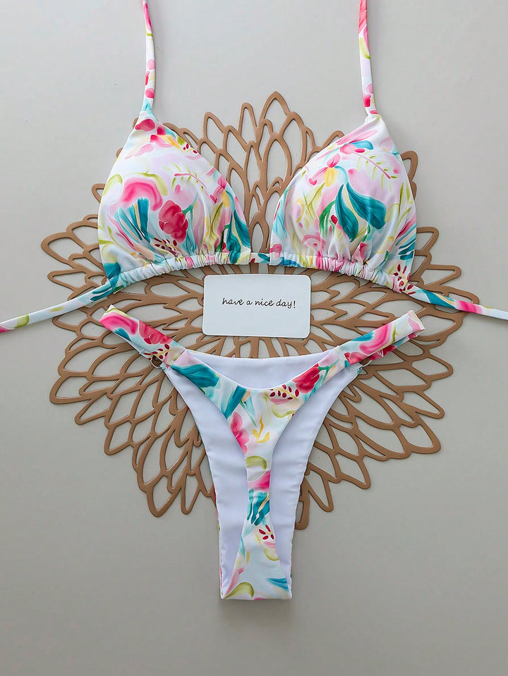 Set bikini SHEIN, mix culori