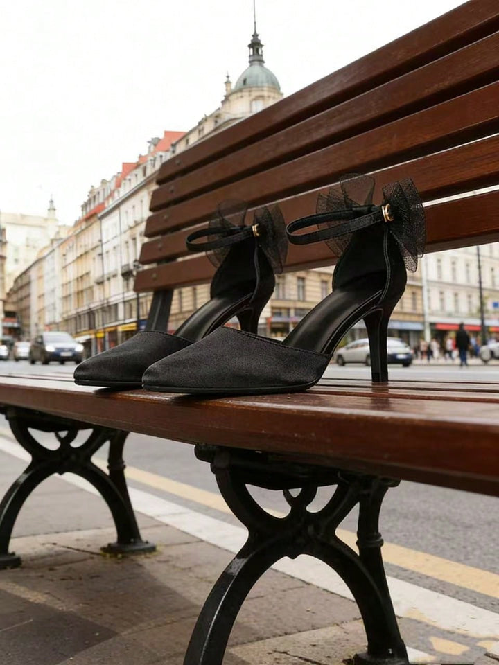 Pantofi cu toc SHEIN, negru