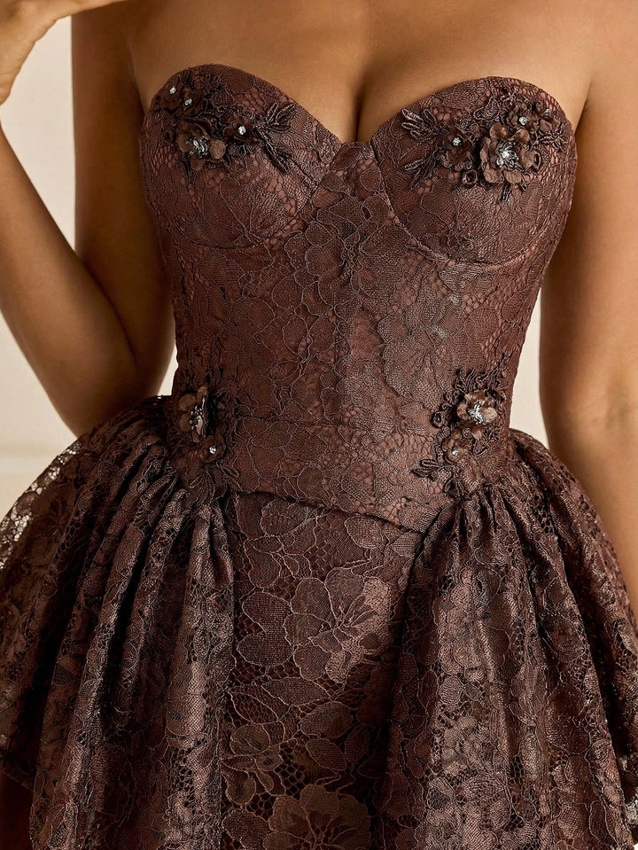 Rochie mini SHEIN, maro