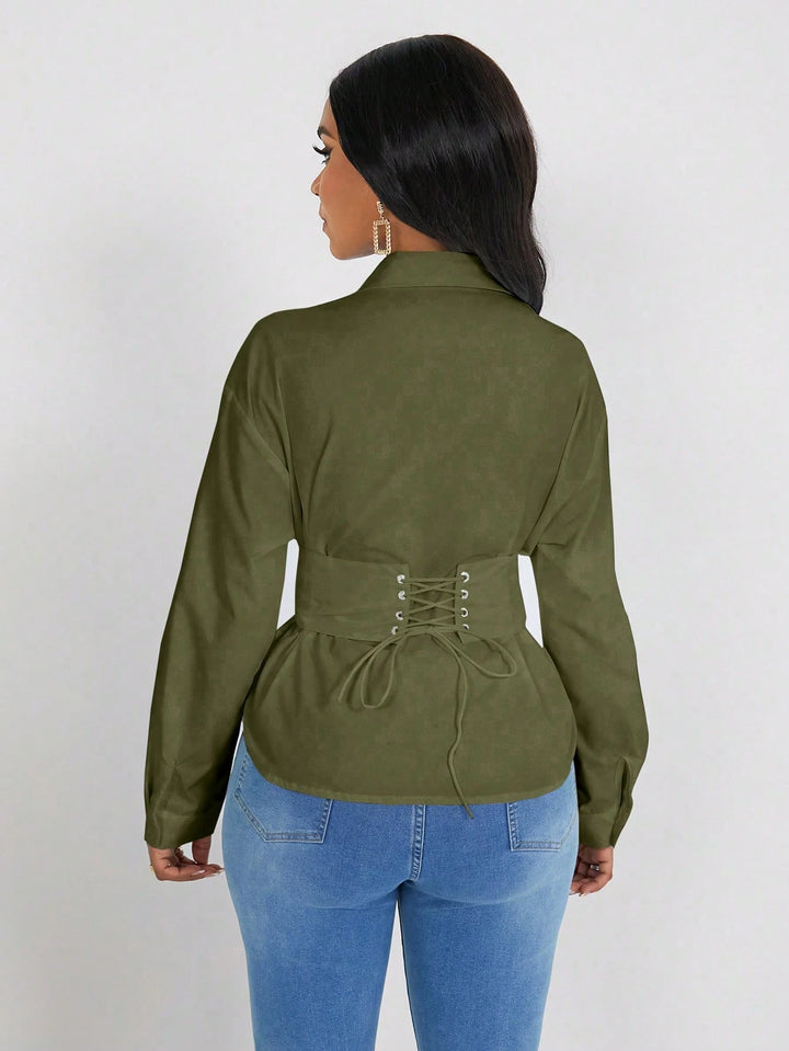 SHEIN ing, zöld
