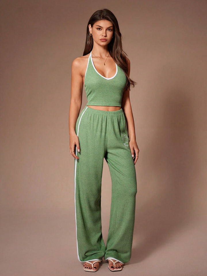 Set pijamale SHEIN, verde