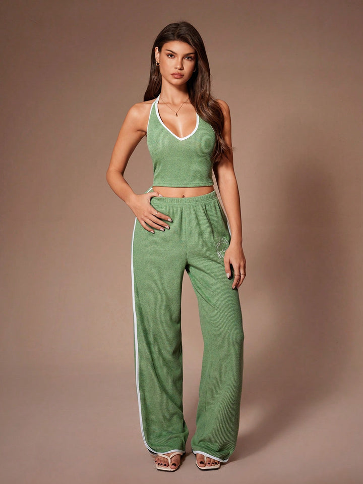 Set pijamale SHEIN, verde