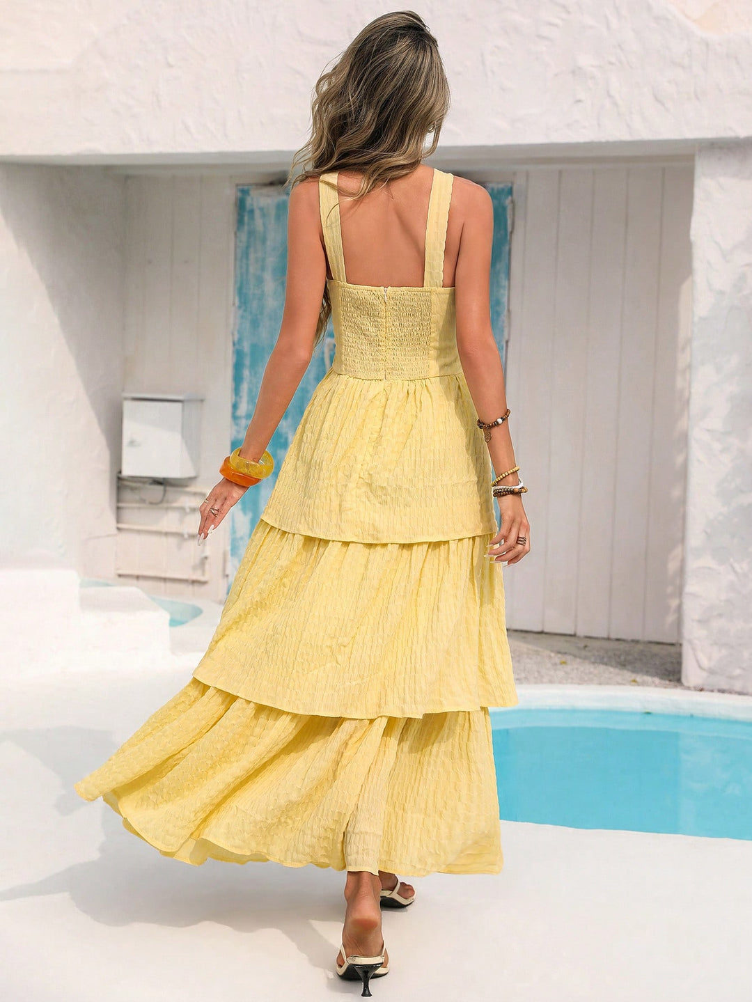 Rochie maxi SHEIN, galben