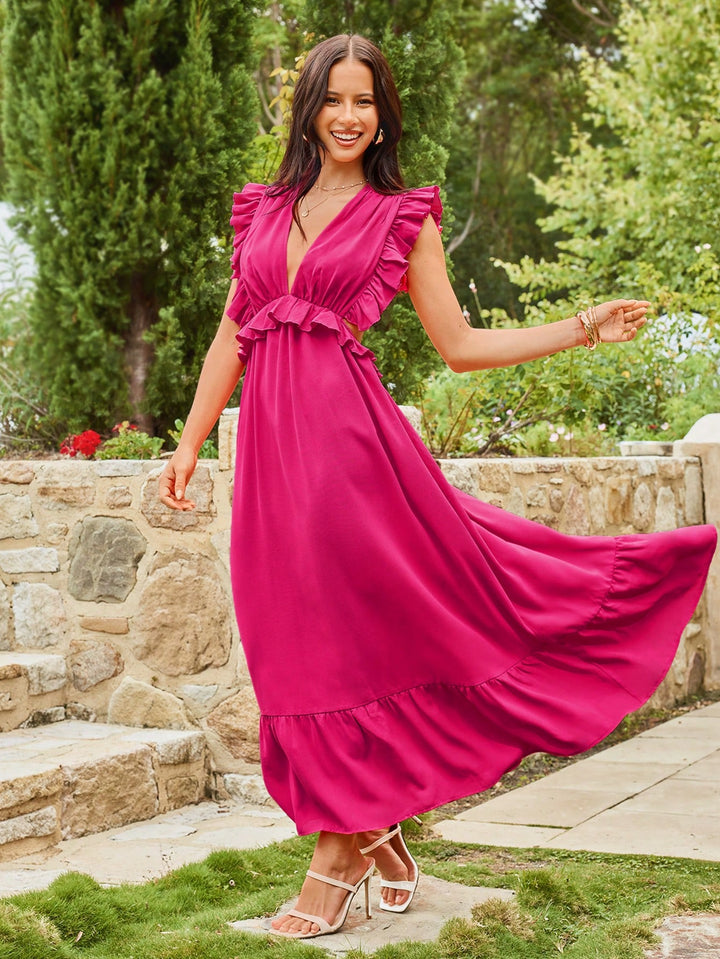 Rochie maxi SHEIN, roz