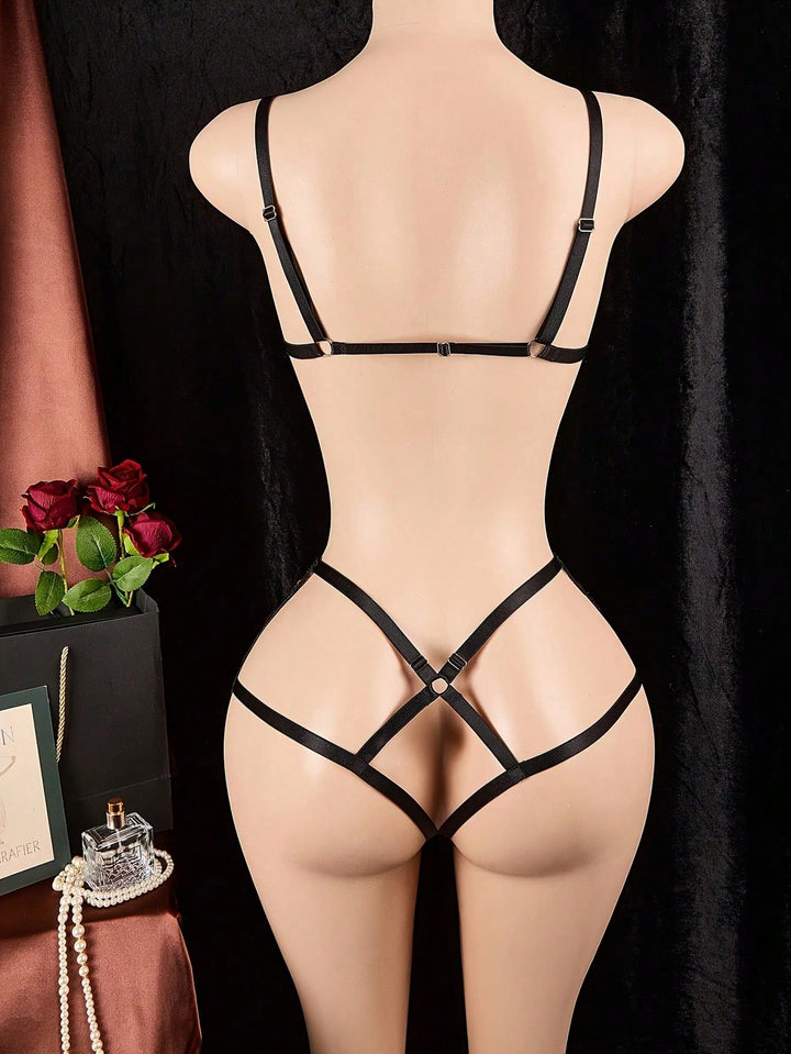 Set de lenjerie SHEIN, negru