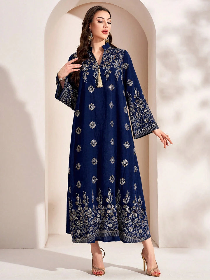 Rochie maxi SHEIN, albastru