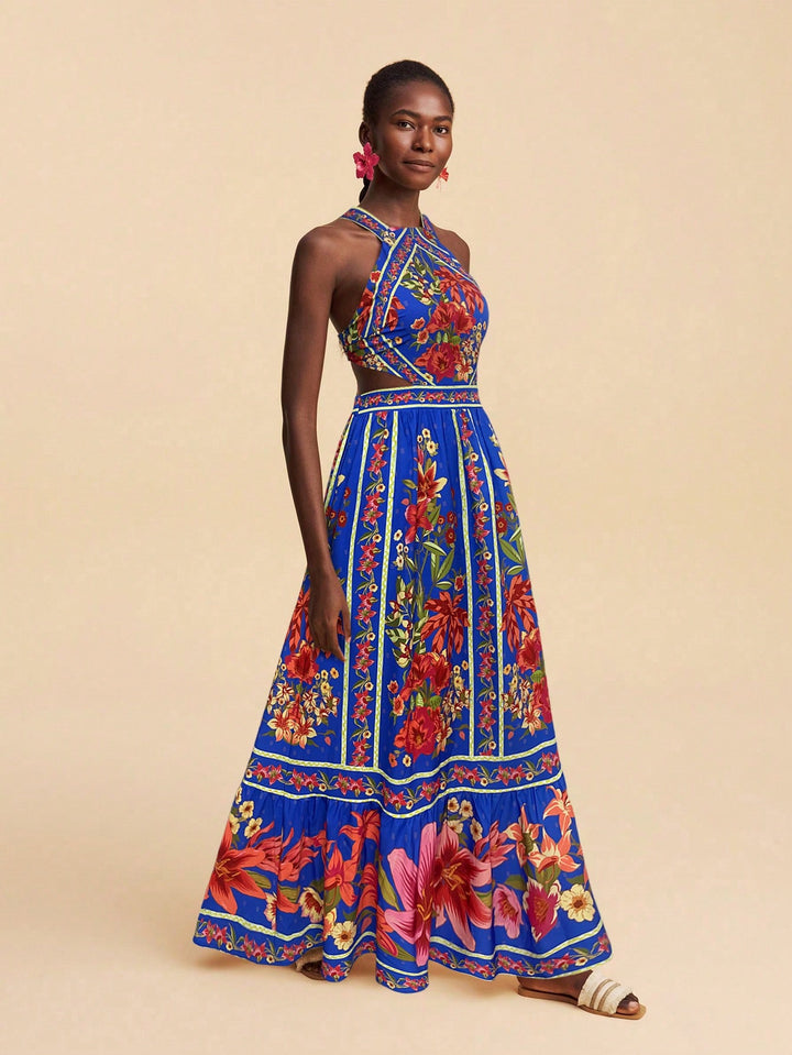Rochie maxi SHEIN, albastru