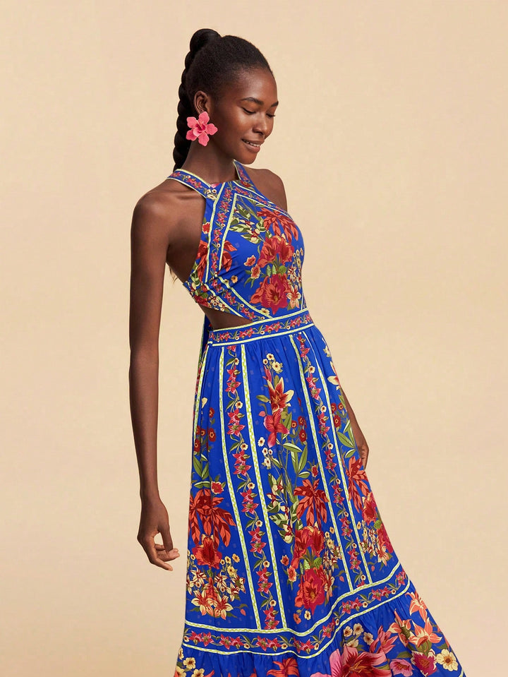 Rochie maxi SHEIN, albastru