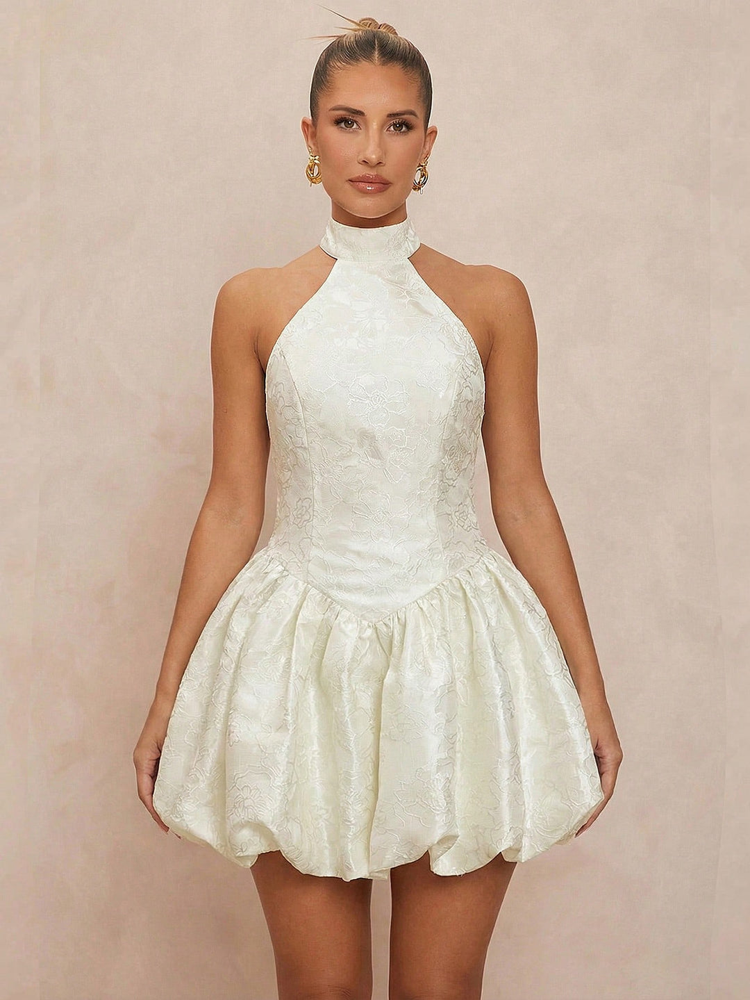 Rochie mini SHEIN, alb
