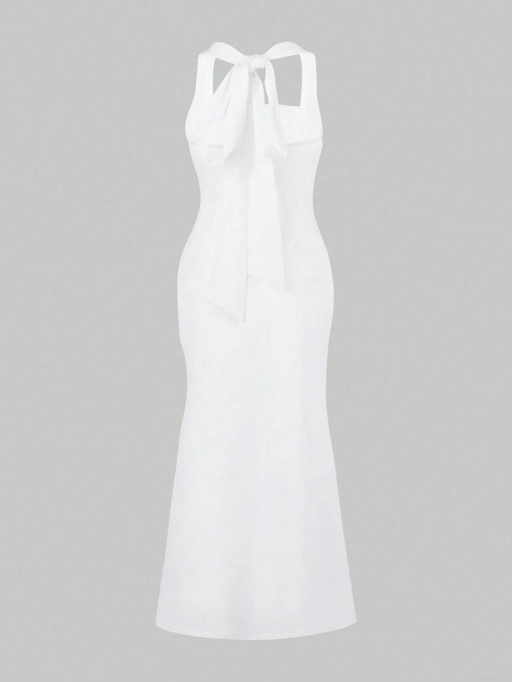 Rochie maxi SHEIN, alb
