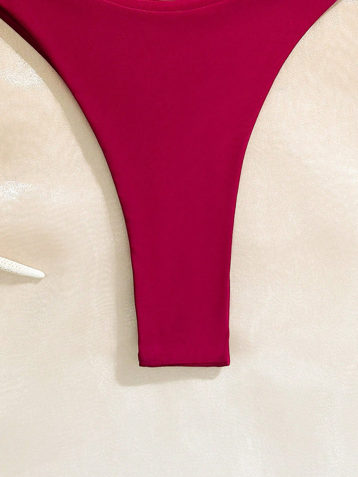 Set bikini SHEIN, vișiniu
