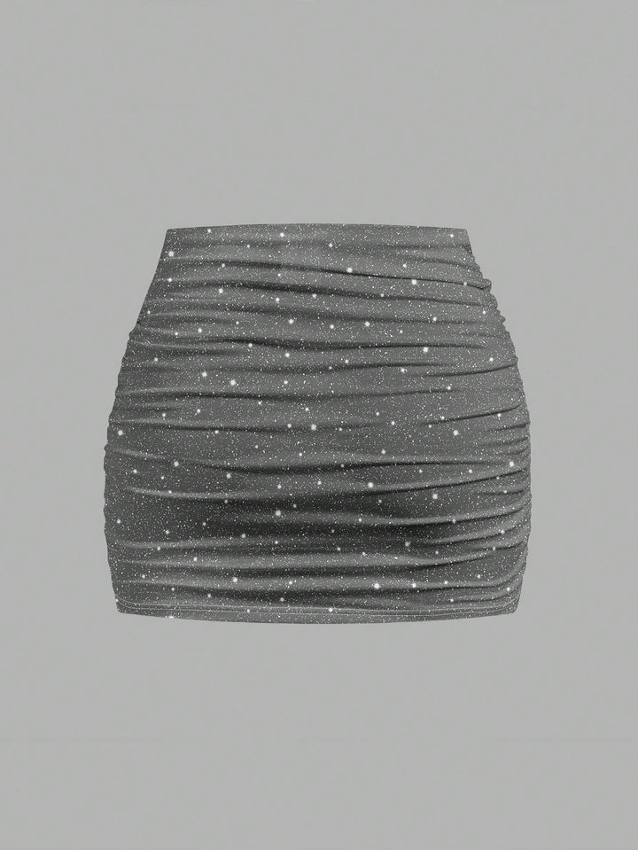 Fustă mini SHEIN, gri