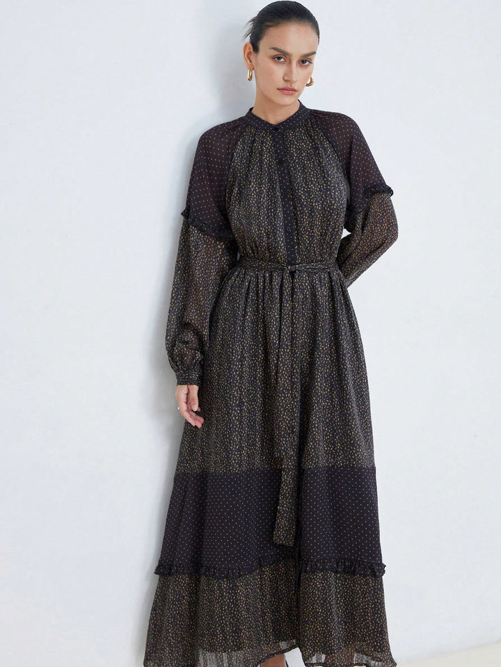 Rochie maxi SHEIN, mix culori