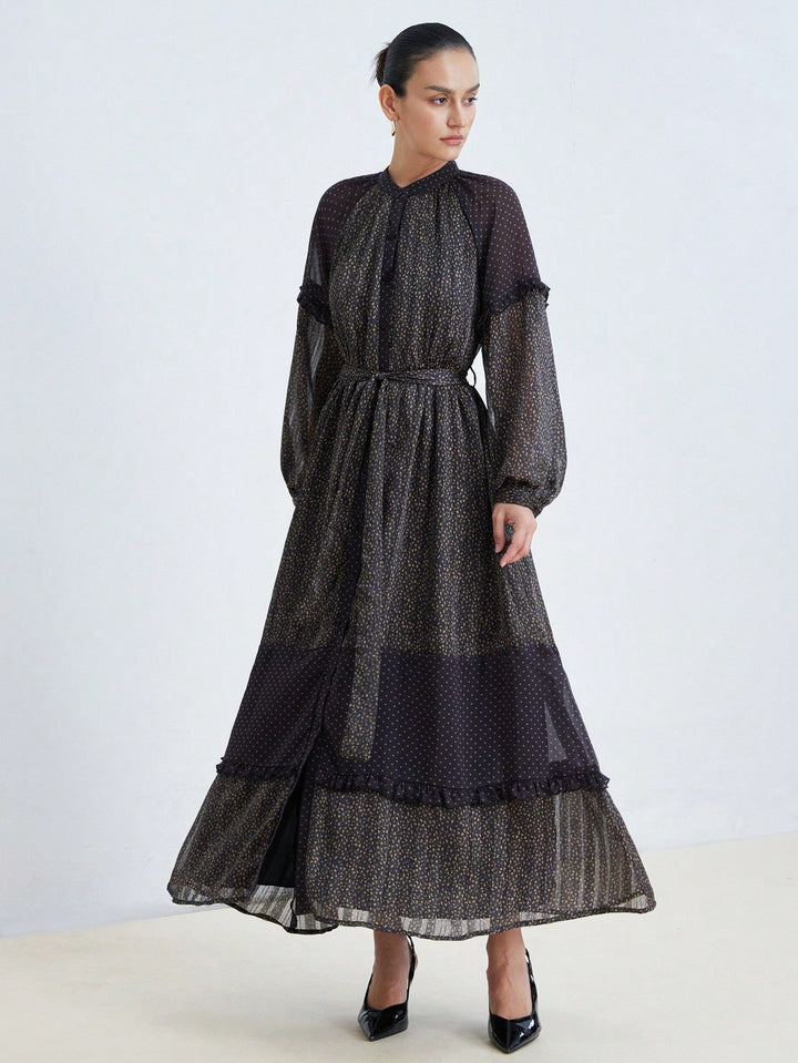 Rochie maxi SHEIN, mix culori