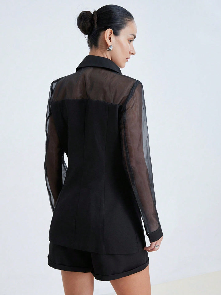 Costum SHEIN, negru