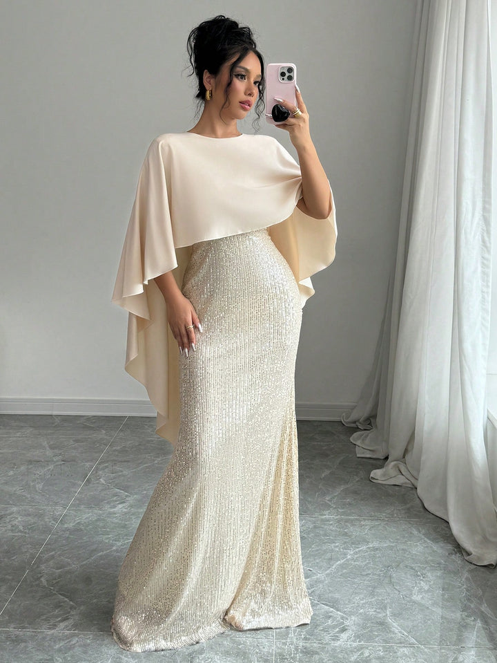 Rochie maxi SHEIN, portocaliu