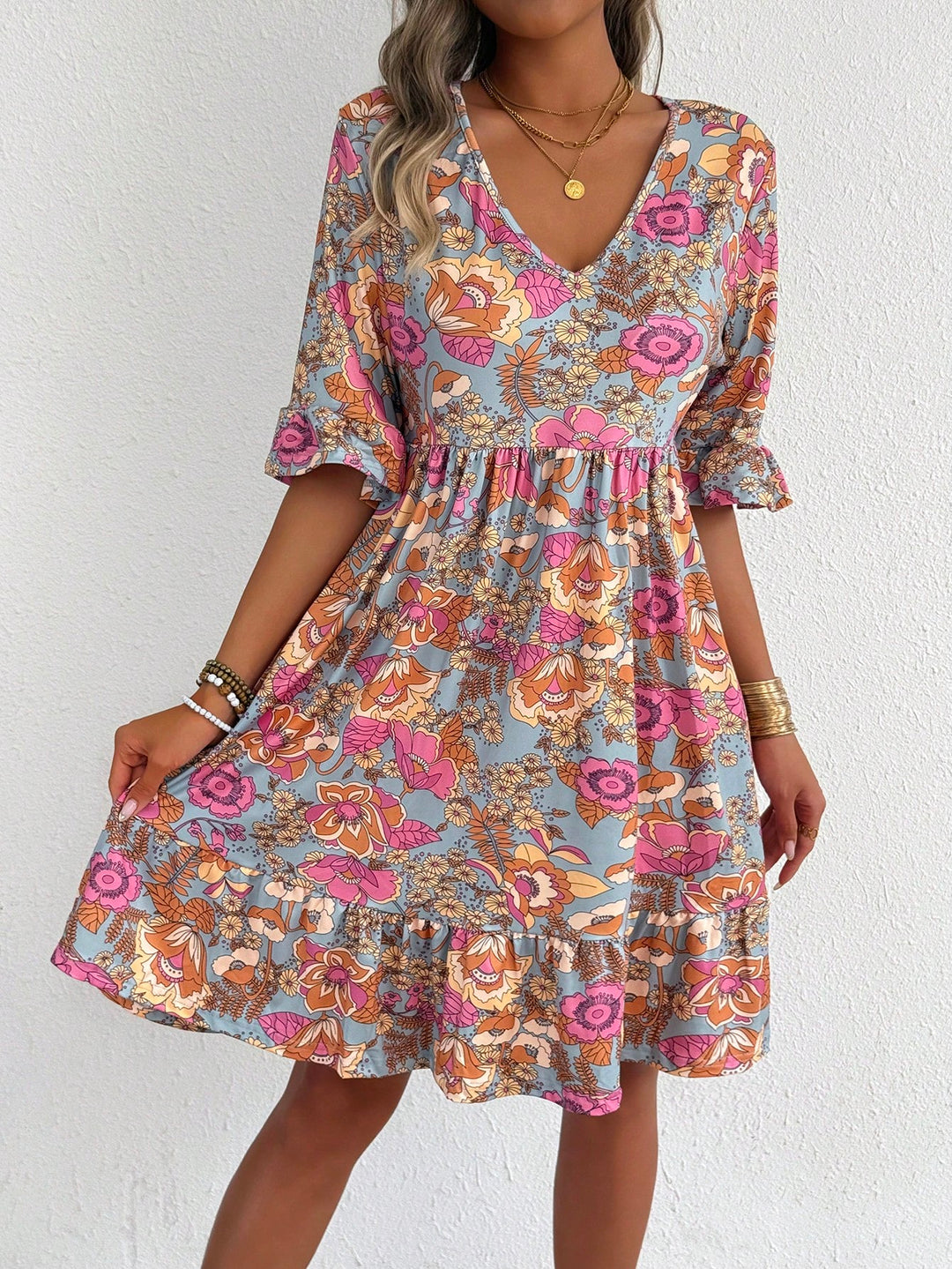 Rochie mini SHEIN, mix culori