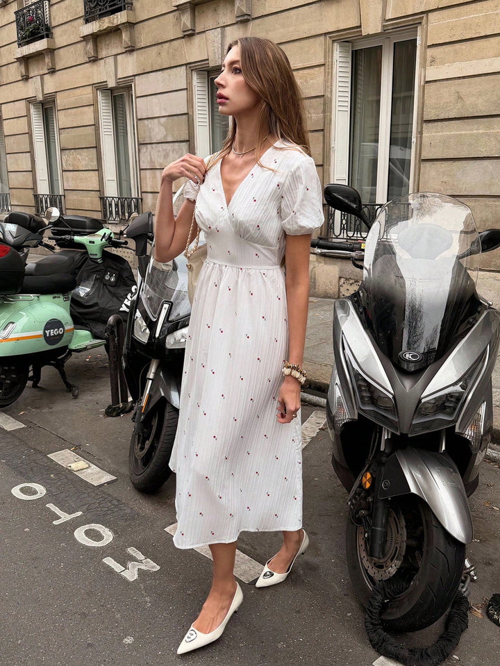 Rochie midi SHEIN, mix culori