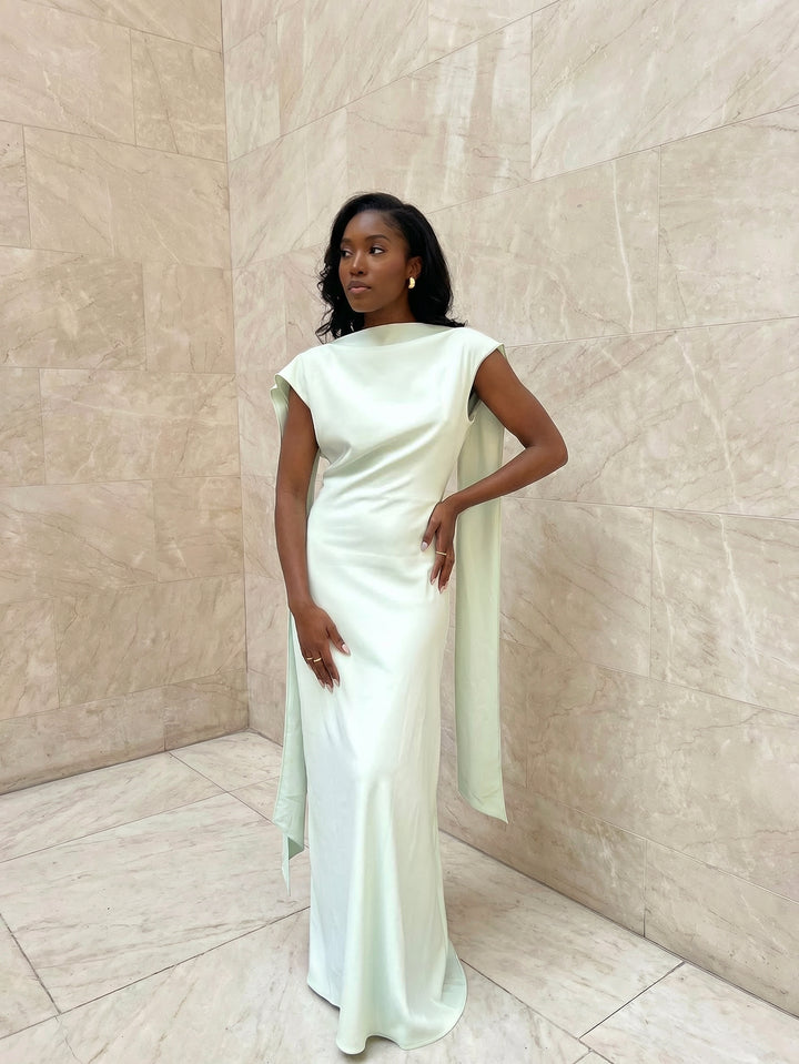 Rochie maxi SHEIN, verde