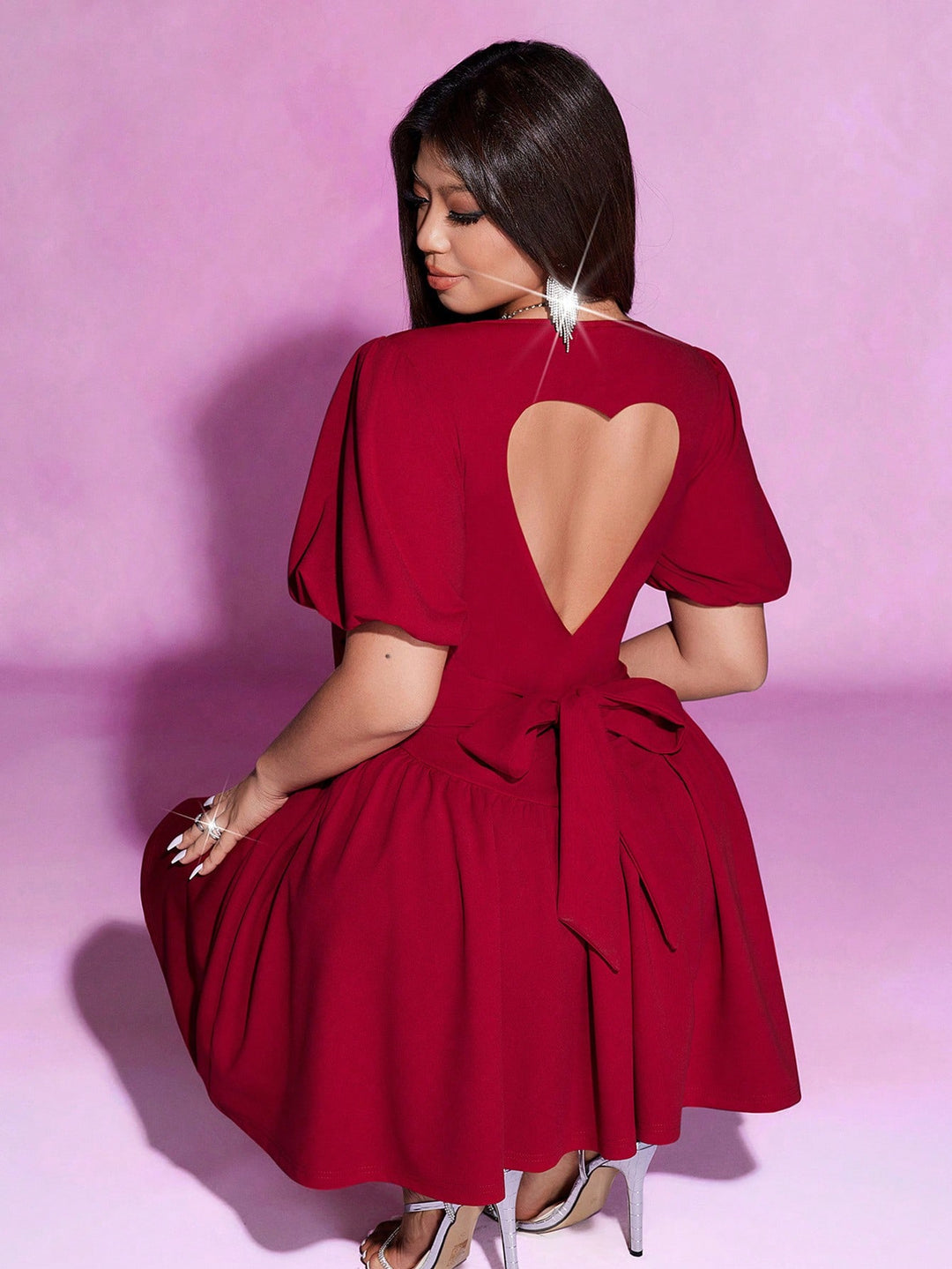 Rochie SHEIN, vișiniu