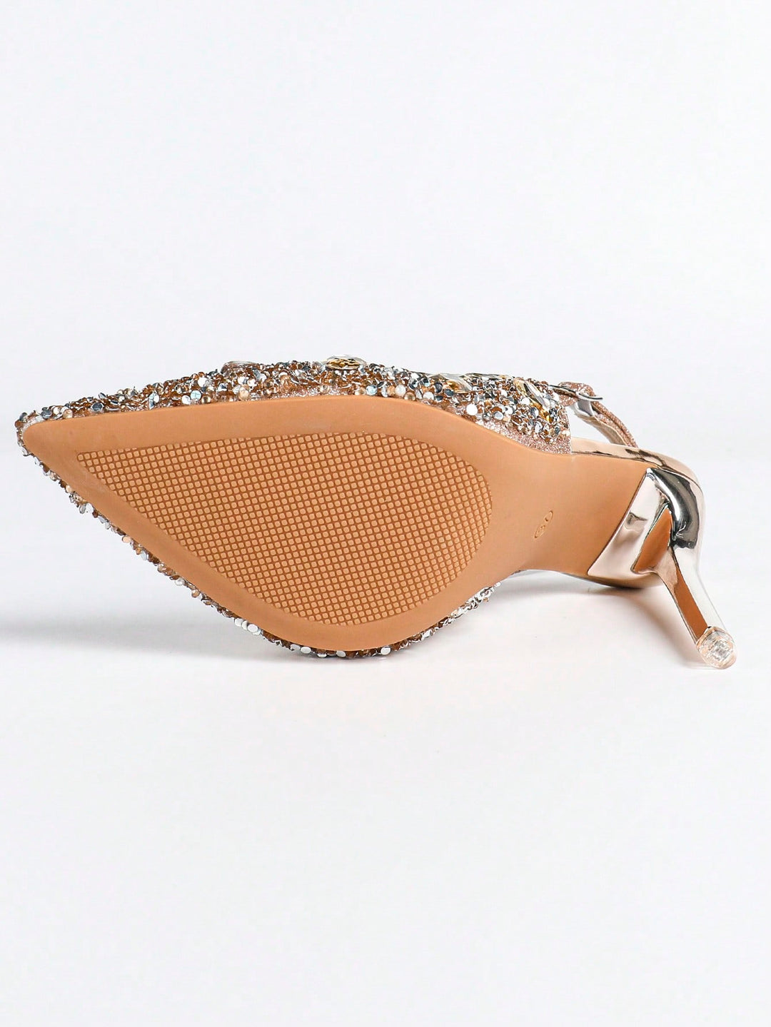 Pantofi cu toc SHEIN, auriu